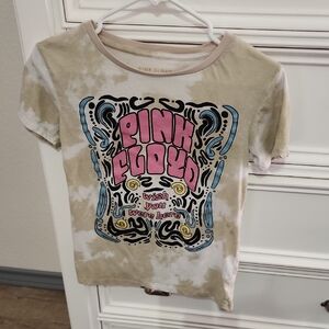 Pink Floyd Kids Beige and Pink Graphic Tee